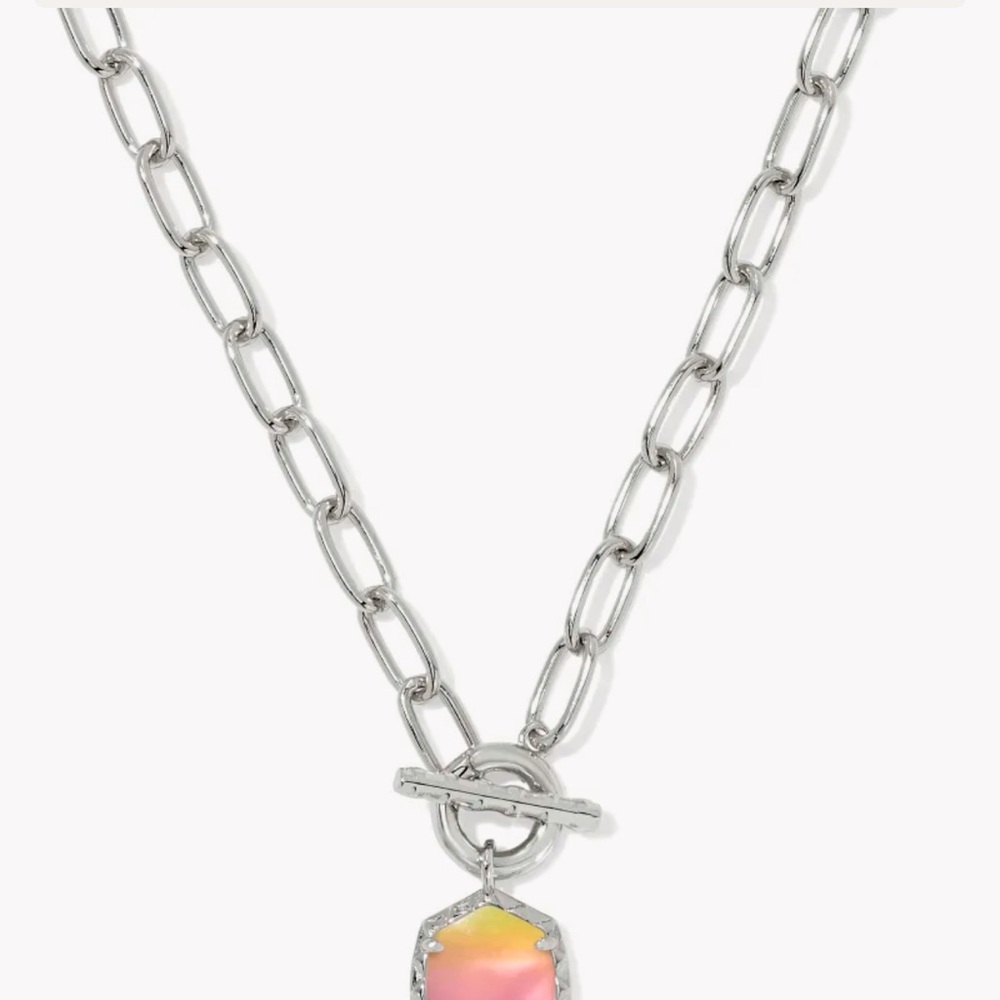 Daphne Convertible Silver Link and Chain Necklace